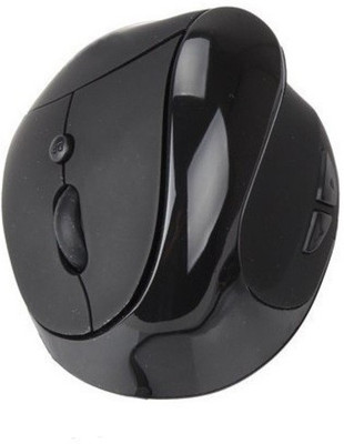 

spincart Rechargeable 6D 2.4G Wireless Ergonomic Vertical Mouse for Right Hand Operation, Upto 1600 DPI (Black) Wireless Optical Gaming Mouse(2.4GHz Wireless, Black)