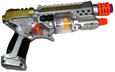 

SPORTSHOLIC Battery Operated Toy Gun With Laser Light And Sound For Kids 3 To 6 Years(Multicolor)