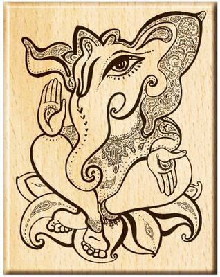 

Engraveindia ENGRVISB009 12 inch Ganesha(128 MB, Wooden)
