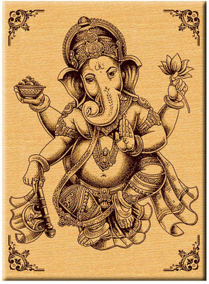 

Engraveindia ENGRVISB008 12 inch Ganesha(128 MB, Wooden)
