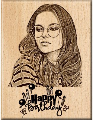 

Engraveindia ENGRVISB001 5 inch Happy Birthday(128 MB, Wooden)