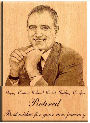 

Engraveindia ENGRVISB0011 12 inch Retirement(128 MB, Wooden)