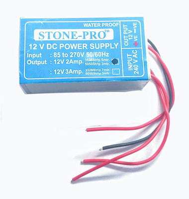 

STONE-PRO 12 Volt / 2 Amp Dc Output, Led Driver, Power Supply, Water Proof, Aluminum case, Ac Input 100/240vac 24 Watts PSU(BLUE, WHITE,)