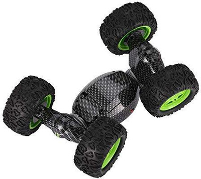 

Kidzfan RC Car Double Sided Stunt Off-Road Racing Car | 4WD Power | 2.4 GHz | Monster Crawler Tank Vehicle | Rechargeable Buggy Hobby Car(Multicolor)