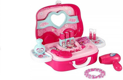 

Bestie Toys New Fashion Beauty Set for Girls (Beauty Suitcase, Pink)