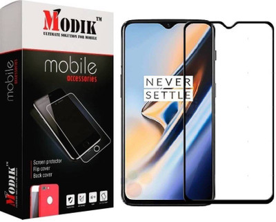 MODIK Edge To Edge Tempered Glass for OnePlus 6T(Pack of 1)