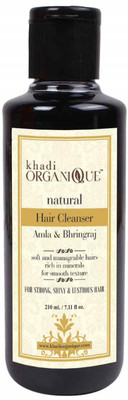 

KHADI ORGANIQUE AMLA & BHRINGRAJ HAIR CLEANSER (SHAMPOO) 210 ML PACK OF 1(210 ml)