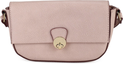 

Accessorize Women Casual Pink PU Sling Bag