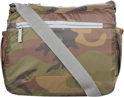 

Favria Men & Women Casual Khaki Polyester Sling Bag