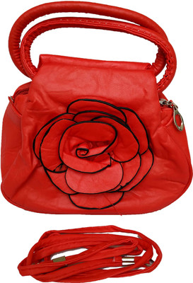 

Good Life Stuff Women Casual Red Leatherette Sling Bag