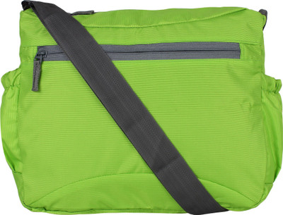 

Favria Men & Women Casual Green Polyester Sling Bag