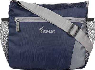 

Favria Men & Women Casual Blue, Grey Polyester Sling Bag