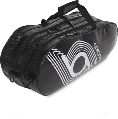 

One O One Triple Black & White Badminton / Tennis Kit Bag(Black, Kit Bag