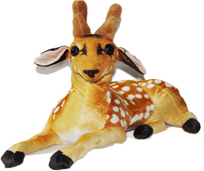 

AJRO DEER SOFT TOY - 23 cm(YELLOW & BLACK)