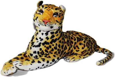 

AJRO IMPORTED LEOPARD SOFT TOY - 20 cm(YELLOW & BLACK)