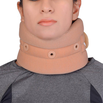 CLASORA CERVICAL COLLAR WITH NECK SUPPORT Neck Support(Beige)