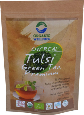 

Organic Wellness OW'Real Green Tea Premium Tulsi Green Tea(100 g, Pouch)