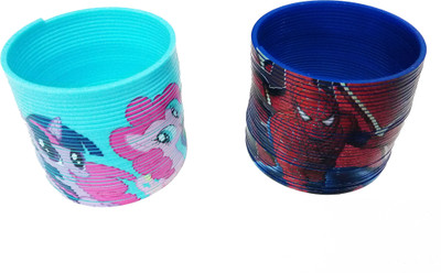 

Art Box 2 Magic spring rings for kids endless fun playing Toy Magic Spring(Multi Color)
