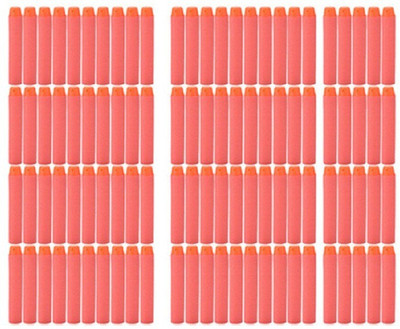 

Something4u 100 Pcs Orange Bullet Foam Dart Bullets for Nerf N-Strike Elite Guns,(Orange)