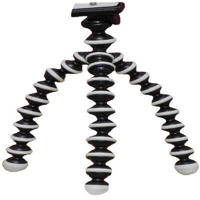 

stc Flexible Mini Tripod (6 inch Height) for Camera and Smartphones Tripod(Black, White, Supports Up to 1)