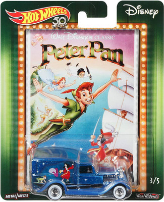 

Hot Wheels 1934 Dodge Delivery Van Peter Pan 50th Anniversary Real Riders Disney Collection(Blue)