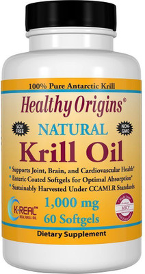 

Healthy Origins Natural Krill Oil - 1000 mg - 60 Softgels(60 No)