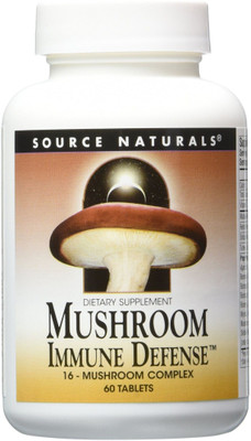 

Source Naturals Mushroom Immune Defense 16-Mushroom Complex 60 Tablets(60 No)