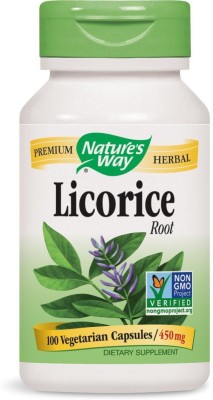 

Nature's Way Licorice Root - 450 mg - 100 Vegetarian Capsules(100 No)