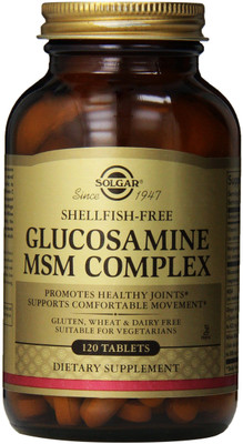 

Solgar Glucosamine MSM Complex 120 Tablets(120 No)