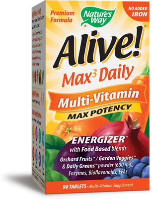 Nature's Way Alive! Multi-Vitamin Max3 Daily - 90 Tablets(90 No)