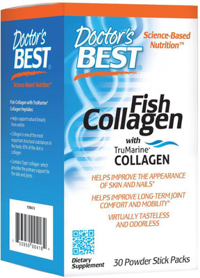 

Doctor's Best Fish Collagen With TruMarine Collagen 30 Powder Stick Packs(30 No)