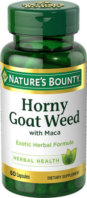 

Nature's Bounty Horny Goat Weed with Maca 60 Capsules(60 No)