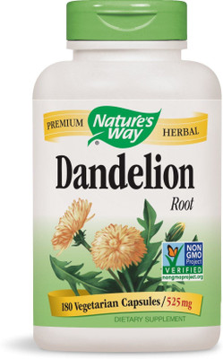 

Nature's Way Dandelion Root 525 mg 180 Veggie Caps(180 No)