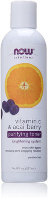 

Now Foods Solutions Purifying Toner Vitamin C & Acai Berry 8 fl oz (237 ml)(237 ml)