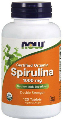 

Now Foods Certified Organic Spirulina 1000 mg 120 Tablets(120 No)
