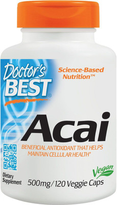 

Doctor's Best Acai - 500 mg - 120 Veggie Caps(120 No)