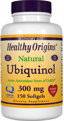 

Healthy Origins Ubiquinol Kaneka QH 300 mg 150 Softgels(150 No)