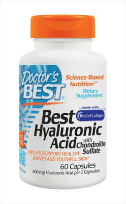 

Doctor's Best Hyaluronic Acid + Chondroitin Sulfate 60 Gelatin Caps(60 No)