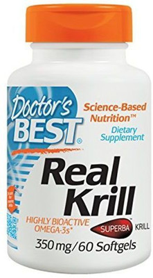 

Doctor's Best Real Krill 350 mg 60 Softgel Capsules(60 No)