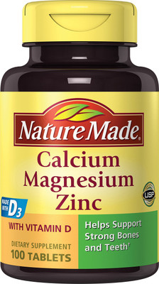 

Nature Made Calcium Magnesium Zinc 100 Tablets(100 No)