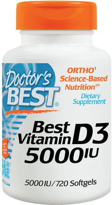 

Doctor's Best Best Vitamin D3 5000 IU 720 Softgels(720 No)