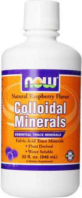 

Now Foods Colloidal Minerals Natural Raspberry Flavor 32 fl oz (946 ml)(946 ml)