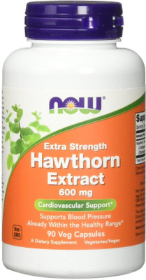 

Now Foods Hawthorn Extract Extra Strength 600 mg 90 Veg Capsules(90 No)