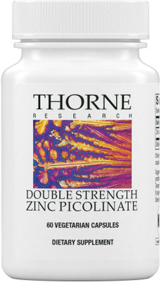 

Thorne Double Strength Zinc Picolinate 30 mg 60 Vegetarian Capsules(60 No)