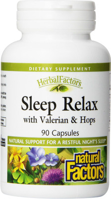 

Natural Factors Sleep Relax Formula - 90 Capsules(90 No)