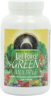 

Source Naturals Life Force Green Multiple 180 Tablets(180 No)