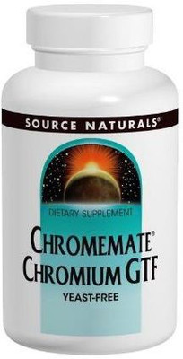

Source Naturals Chromemate Chromium GTF Yeast Free - 200 mcg - 240 Tablets(240 No)