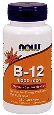 

Now Foods B-12 1000 mcg 250 Lozenges(250 No)