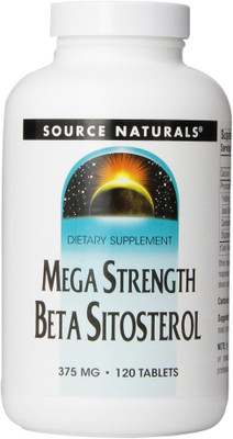 

Source Naturals Mega Strength Beta Sitosterol 375 mg 120 Tablets(120 No)
