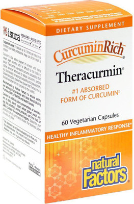 

Natural Factors CurcuminRich' Theracurmin - 30 mg - 60 Vegetarian Capsules(60 No)